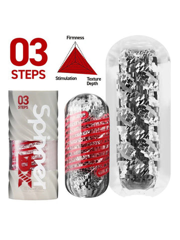 Spinner Dx 03 Steps Spiral Edge Stroker by Tenga