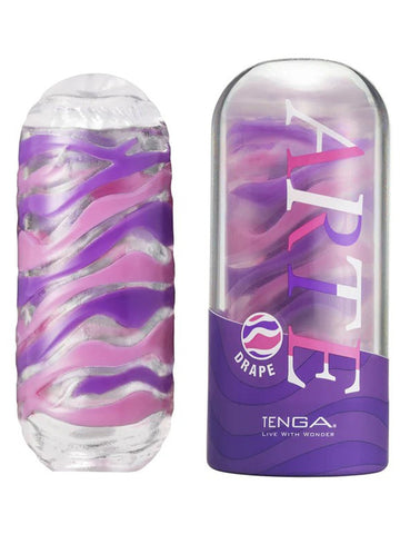 Arte Drape Dual Layer Textured Stroker by Tenga