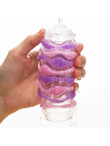 Arte Drape Dual Layer Textured Stroker by Tenga