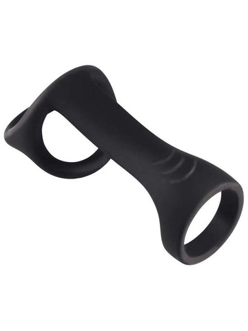 Magic Ridged Cock Strap and Ball Stretcher by Nasstoys