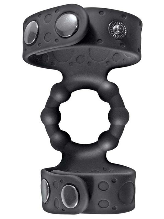 Magic Beaded Cock Ring and Adjustable Ball Straps