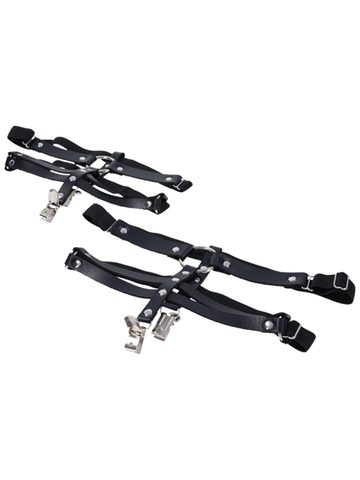 Sex and Mischief Shadow Bondage Garters by Sportsheets