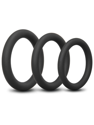 Snug Ring Lite 3-Pack Snug Fit Silicone Cock Ring by B-Vibe