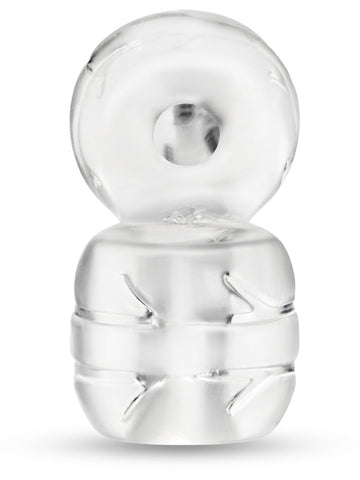 B-Vibe Strech-Tech Double Barrel Cock Ring & Ball Stretcher