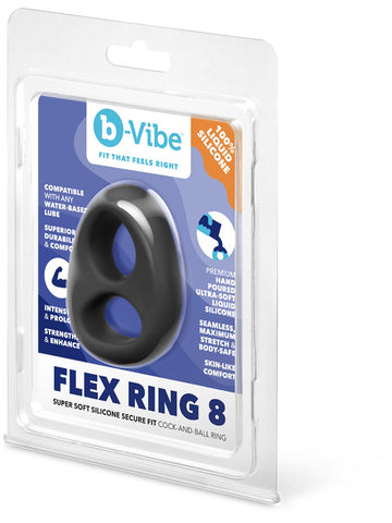 Flex Ring Eight shape Silicone Cock Ring by B-Vibe