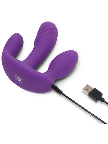 Blended Pleasure Remote Triple-Pronged Vibrator by Together