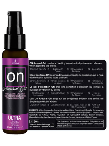 On ULTRA Water Based Clitoral Arousal Gel by Sensuva On
