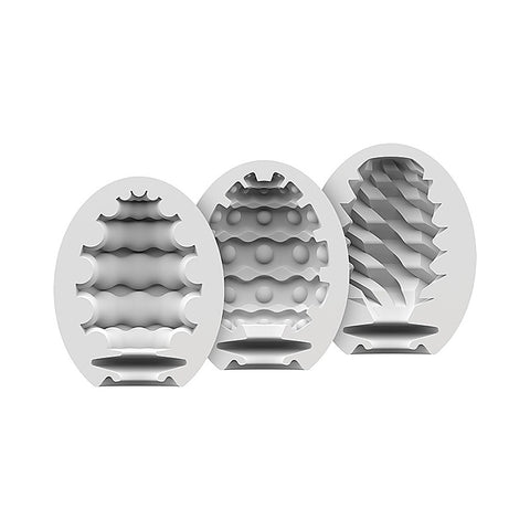 3 Piece Egg Masturbator Set by Satisfyer