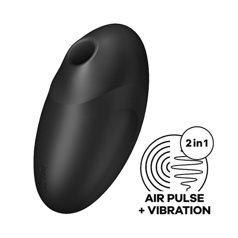 Vulva Lover 3 Black Air Pulse Clitoral Vibrator by Satisfyer