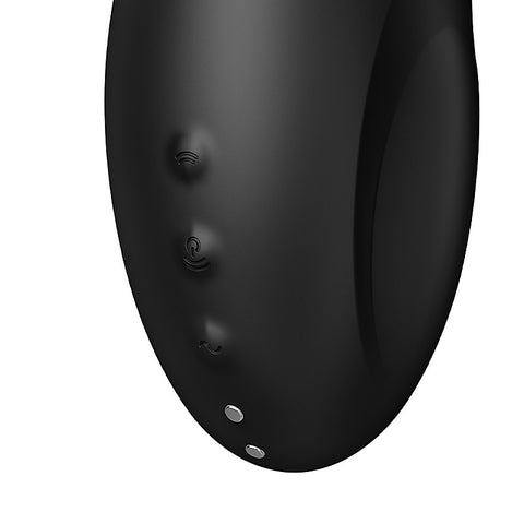 Vulva Lover 3 Black Air Pulse Clitoral Vibrator by Satisfyer