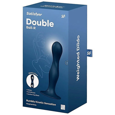 Satisfyer Double Ball-R Silicone Dildo by Xgen Products