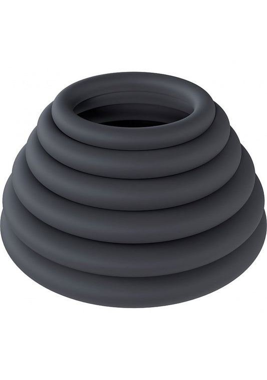 LEVELZ Classic Silicone Cock Ring Set of 6 Sizes by Shots