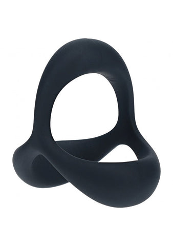 Tri O Ergo Silicone Cock and Balls Cock Rings by Shots Toys