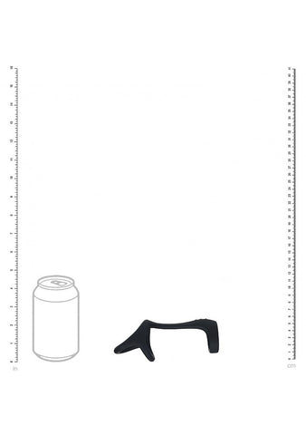 Tri O Silicone Shaft Cock and Ball Ring by Shots Toys