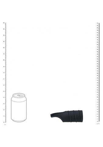 LEVELZ Silicone Cock Ring and Ribbed Sleeve by Shots Toys