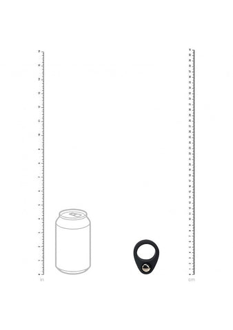 Single Weighted Ball Men's Cock Ring by Shots Toys