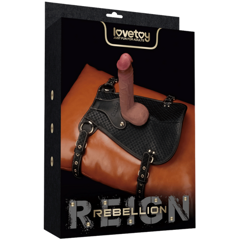 Rebellion Reign Adjustable Dildo Saddle by Lovetoy