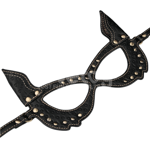 Adjustable PU Leather Bunny Mask by Lovetoy