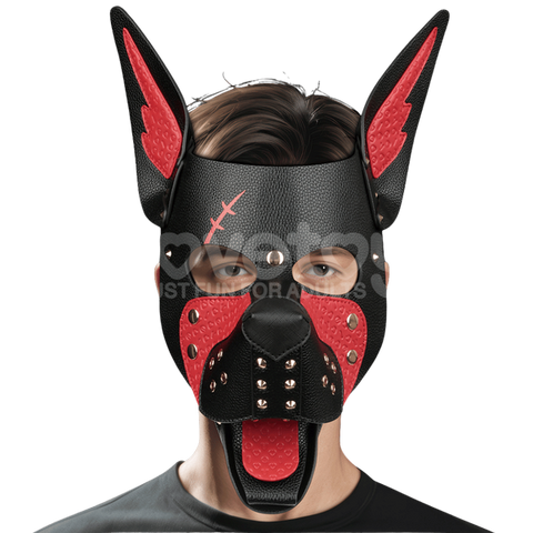 Scarred Alpha Pup Fetish Play Mask by Lovetoy