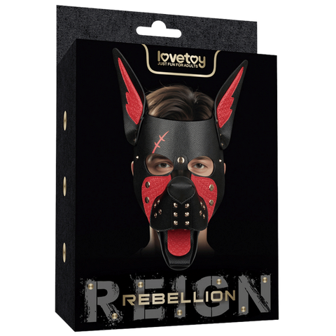 Scarred Alpha Pup Fetish Play Mask by Lovetoy