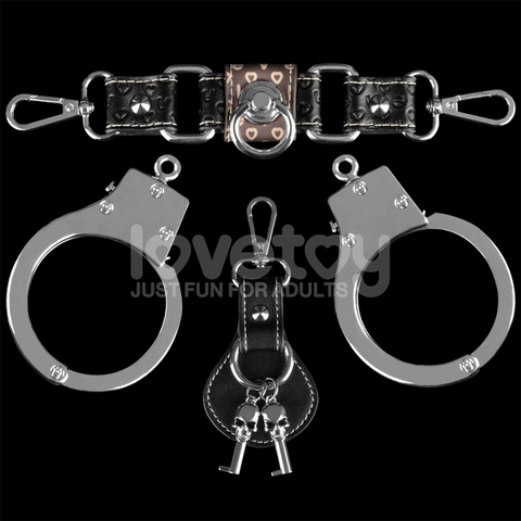 Heavy Metal BDSM Play Unisex Handcuffs by Lovetoy