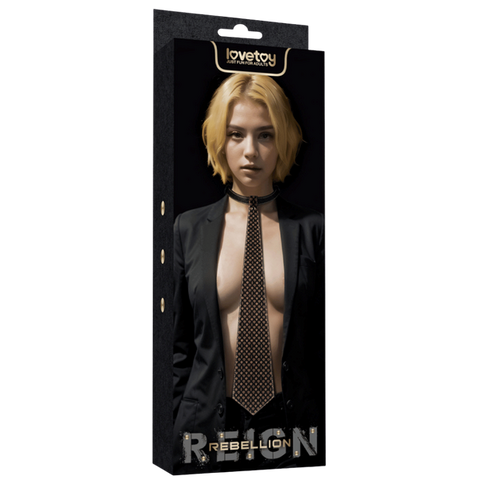 Bondage Tie Collar With Adjustable Strap by Lovetoy