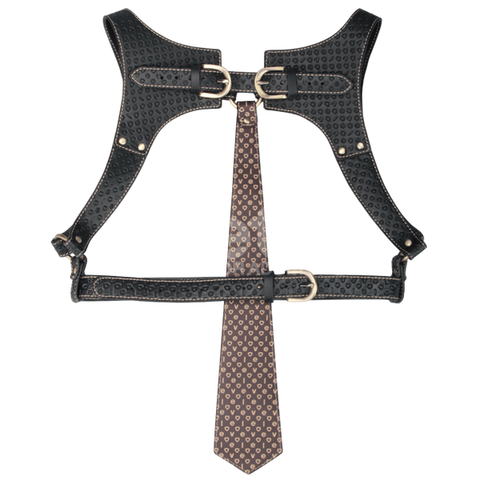 Faux Leather Full Body Bondage Harness by Lovetoy