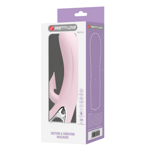 Nicola Rechargeable Silicone Rabbit Vibe by Baile