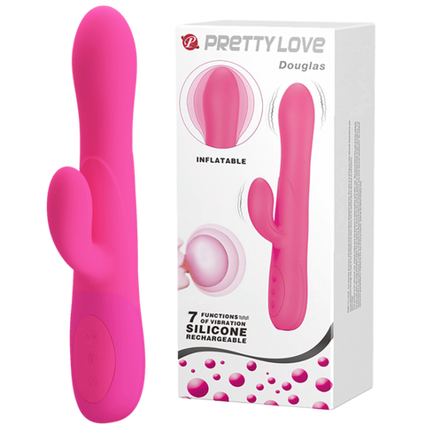 Dennis Rechargeable Inflatable Rabbit Vibe by Baile