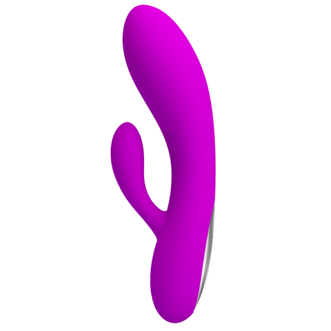 Alvin Rechargeable Silicone Rabbit Massager by Baile