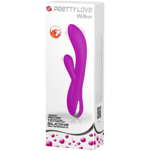 Wilbur Warming Silicone Rabbit Vibrator by Baile