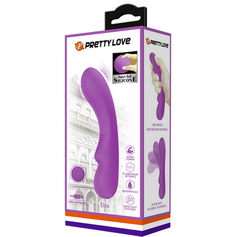 Elsa Rechargeable Silicone Massager by Baile