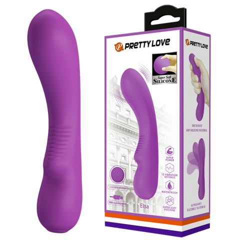 Elsa Rechargeable Silicone Massager by Baile