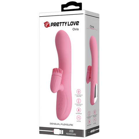 Chris Rotating Tongue Rabbit Vibrator by Baile