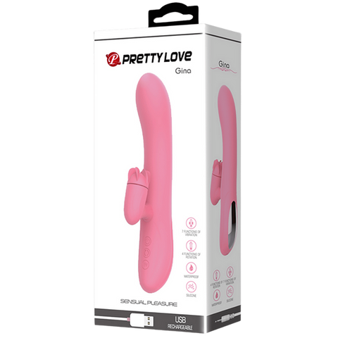 Gina 7 Functions Rotating Rabbit Massager by Baile