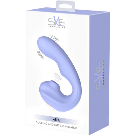 Aria Sucking and Patting Vibrator by SXE Novelties
