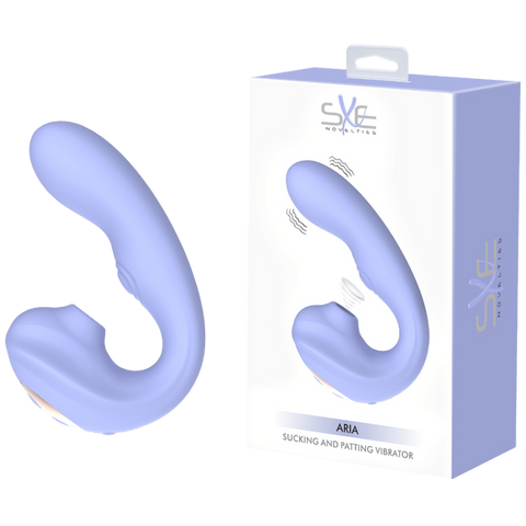 Aria Sucking and Patting Vibrator by SXE Novelties