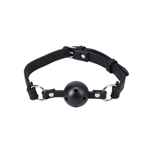 BDM Play Vegan Leather Ball Gag by Doc Johnson