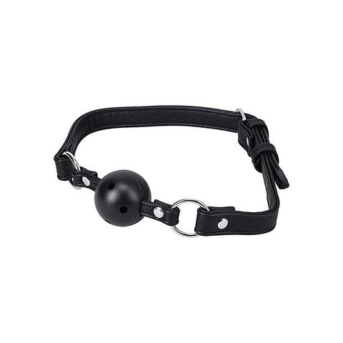 BDM Play Vegan Leather Ball Gag by Doc Johnson