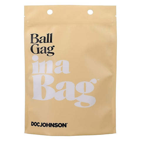 BDM Play Vegan Leather Ball Gag by Doc Johnson