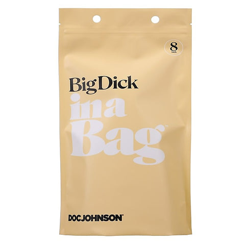 8 Inch Realistic Big Dick In A Bag by Doc Johnson