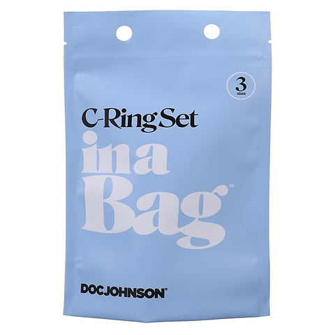 3 Stretchy Silicone Cock Ring Set by Doc Johnson