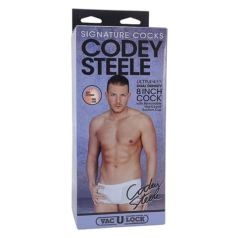 Codey Steele 8 Inch ULTRASKYN Realistic Cock by Doc Johnson