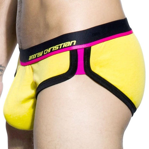 Coolflex Tagless Brief w/ Show-It Yellow by Andrew Christian