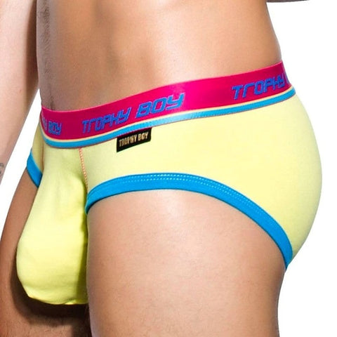 Trophy Boy Brief Bright Yellow - S