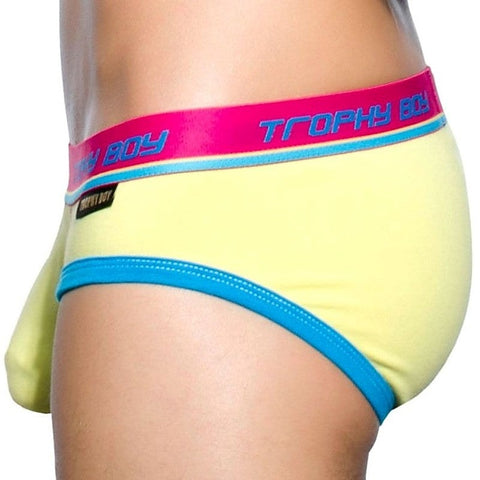 Trophy Boy Brief Bright Yellow - S