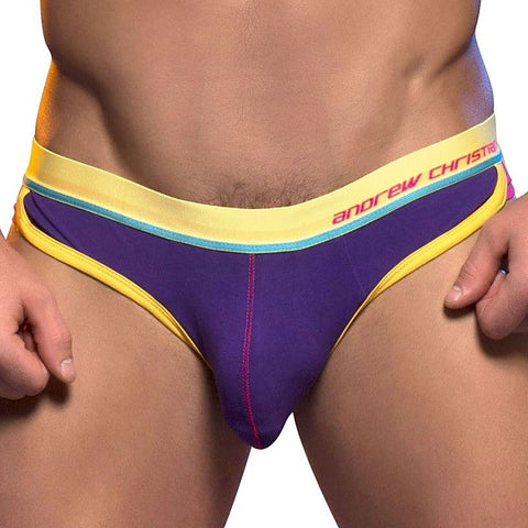 Retro Pop Brief Purple by Andrew Christian
