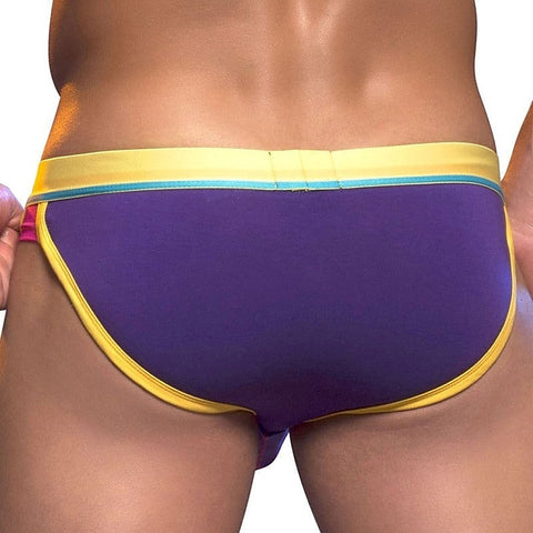 Retro Pop Brief Purple by Andrew Christian