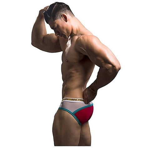 Peek-a-boo Holiday Brief Red by Andrew Christian