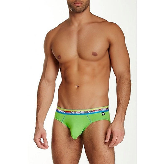 Almost Naked Pride Lime Brief by Andrew Christian